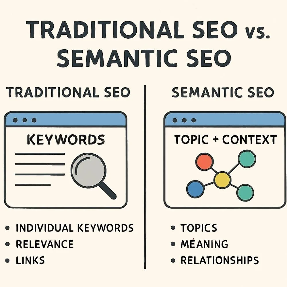 Traditional SEO vs. Semantic SEO