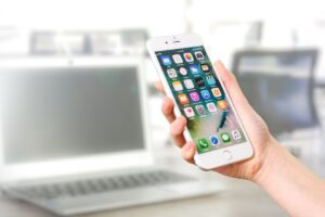 App Store Optimization keyword research showing app store search results and metadata optimization