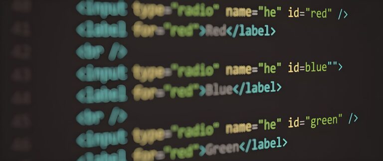Comparison between custom website design and template website showing code quality differences