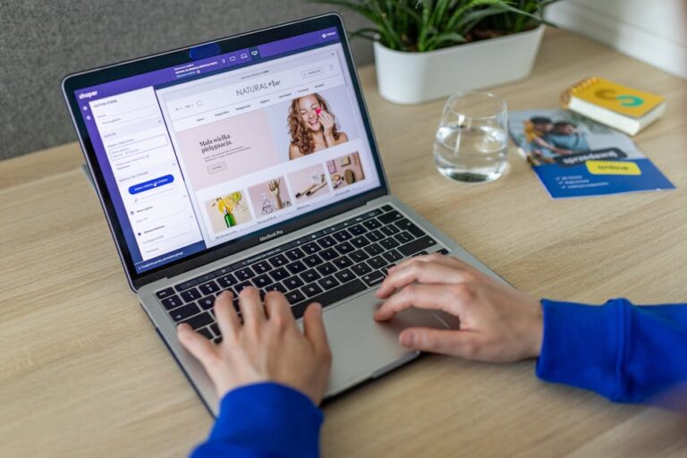 Modern custom website portfolio showcase displayed on multiple devices