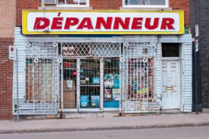 Franchise storefronts representing multi-location business network