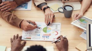 Lead generation SEO strategy showing high-intent content and conversion optimization