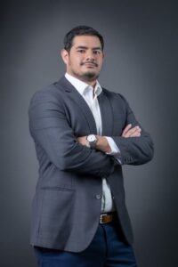 Professional agency owner building personal brand SEO authority through strategic search optimization