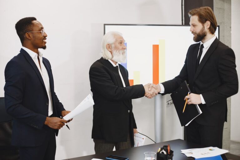 White label SEO: business partnership meeting representing agencies scaling through outsourced SEO services Rank Ray